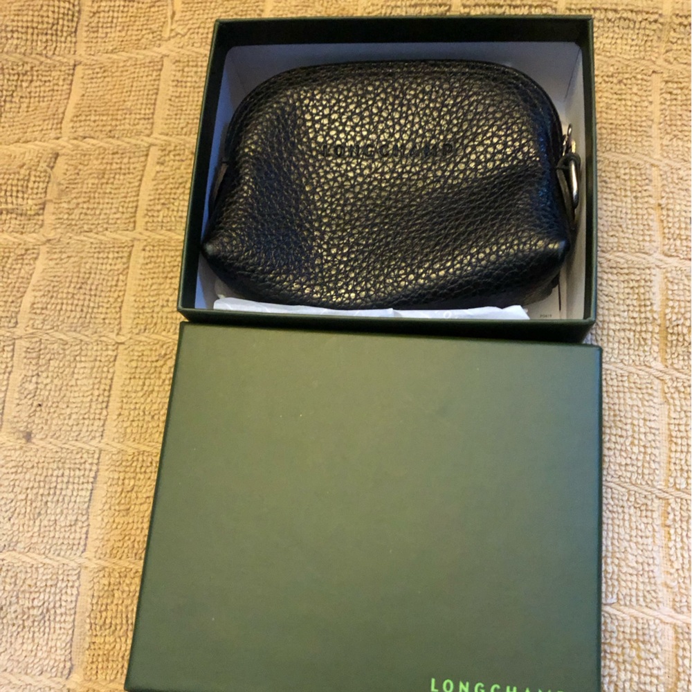 Longchamp le foulonne leather change pouch